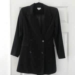 Black Tuxedo Blazer Dress